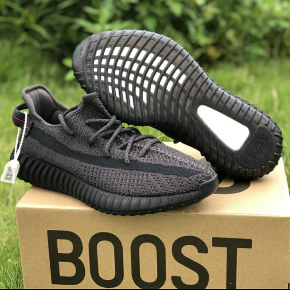 Yeezy black reflection